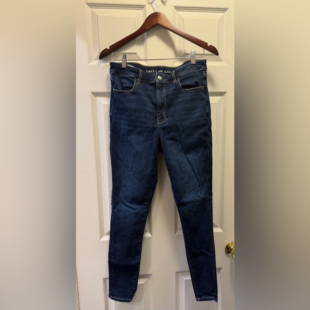American Eagle Outfitters Dark Blue Skinny Jeans